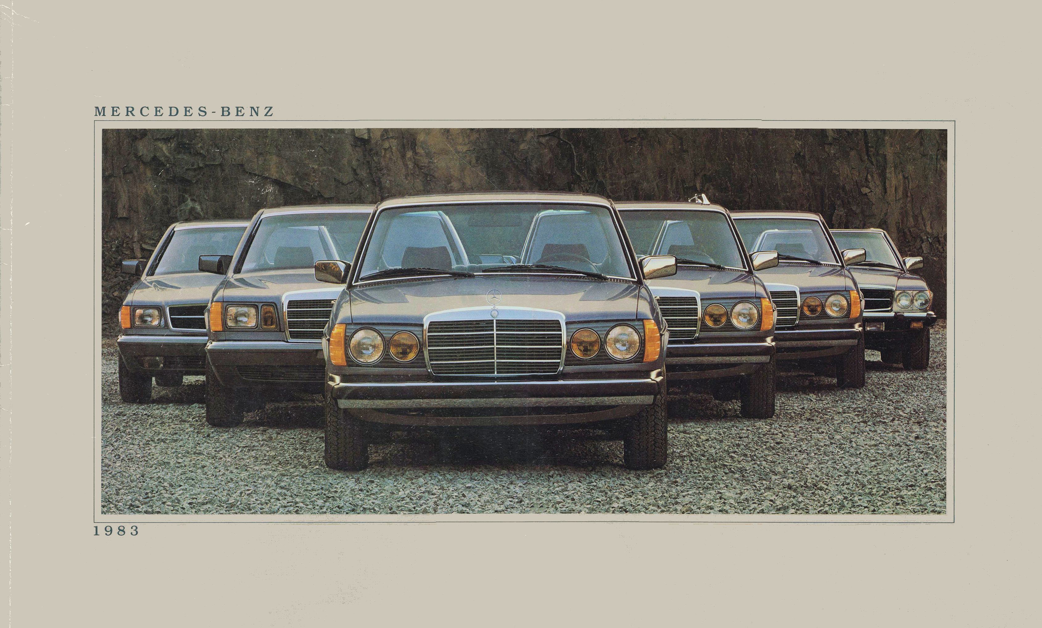 1983 Mercedes 1983 brochure